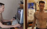 
	Transformare miraculoasa: Dintr-un tocilar cu fizicul dezordonat intr-un PACHET de muschi! I-a luat fix un an! FOTO:
