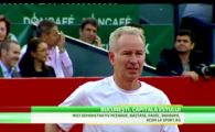 Spectacol TOTAL la Bucuresti! McEnroe si Nastase au tinut 5000 de oamnei in picioare la un meci FABULOS! VIDEO
