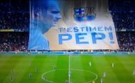 
	SUPER VIDEO! Coregrafie DE SENZATIE a fanilor Barcelonei pentru Pep! Ce mesaj emotionant au avut fanii la ultimul meci al lui Guardiola pe Nou Camp:
