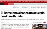 
	BOMBA! Barca a dat lovitura! Spaniolii anunta ca s-a ajuns la un acord pentru transferul lui Gareth Bale! Cat ii va costa afacerea verii:
