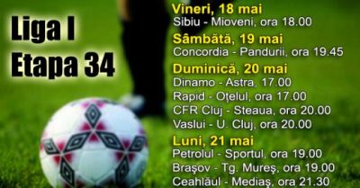 
	<span style="color: #f00">CFR, CAMPIOANA ROMANIEI!</span> Vaslui joaca in Champions League! Steaua, Dinamo si Rapid in Europa League!
