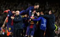 
	JALLE fara Messi! Balonul de Aur intra si o salveaza pe Barca de la eliminare! Juventus, prea mica pentru Bayern! VIDEO&nbsp;Barca 1-1 PSG, Juventus 0-2 Bayern!
