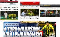 
	"DEZASTRUL Madridului!" Spania plange dupa doua seri de cosmar! Nemtii se inchina la picioarele ZEULUI Lewandowski! Ce scrie presa dupa un nou MACEL:
